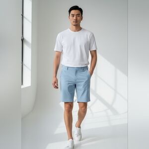 Maelreg Men's Light Blue Golf Shorts Quick Dry Water Resistant NWT 40 X 7